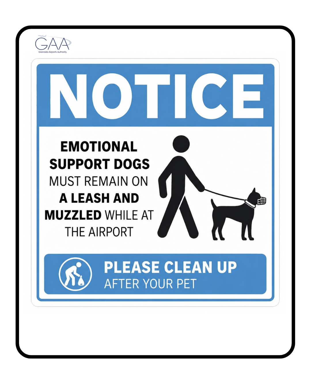 Blue and White Simple Notice Sign Post Instagram (1)