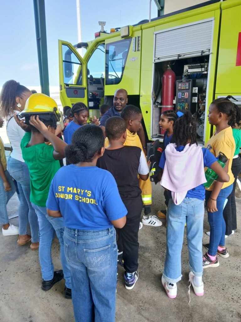 Tour of the Crash Fire Rescue Unit (CFR)
