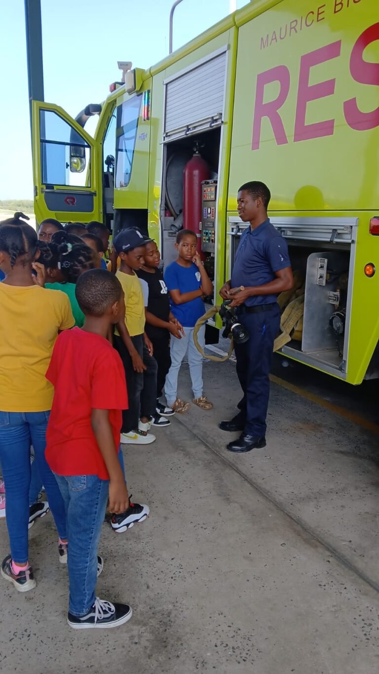 Tour of the Crash Fire Rescue Unit (CFR)