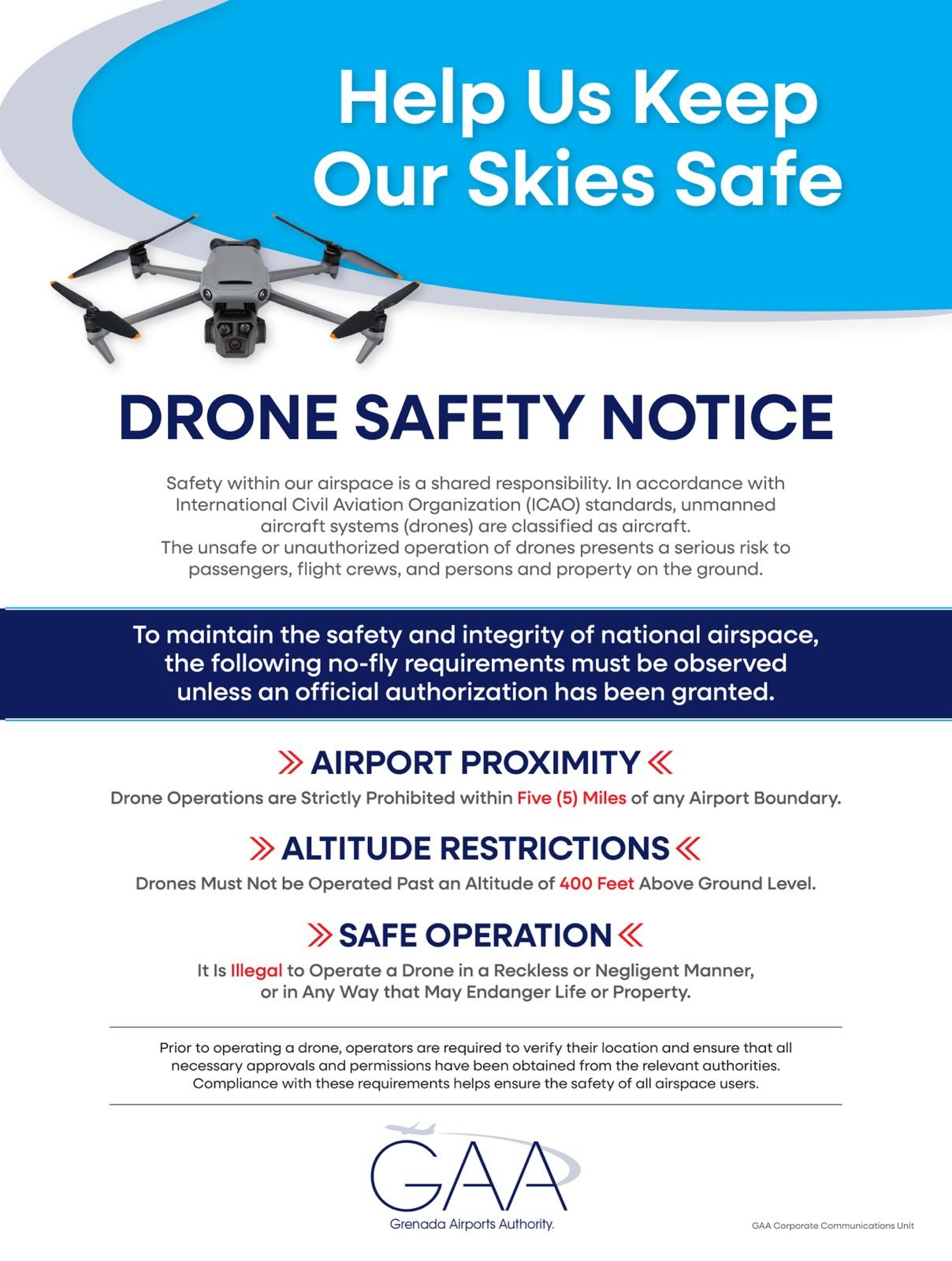 Drone Safety Notice
